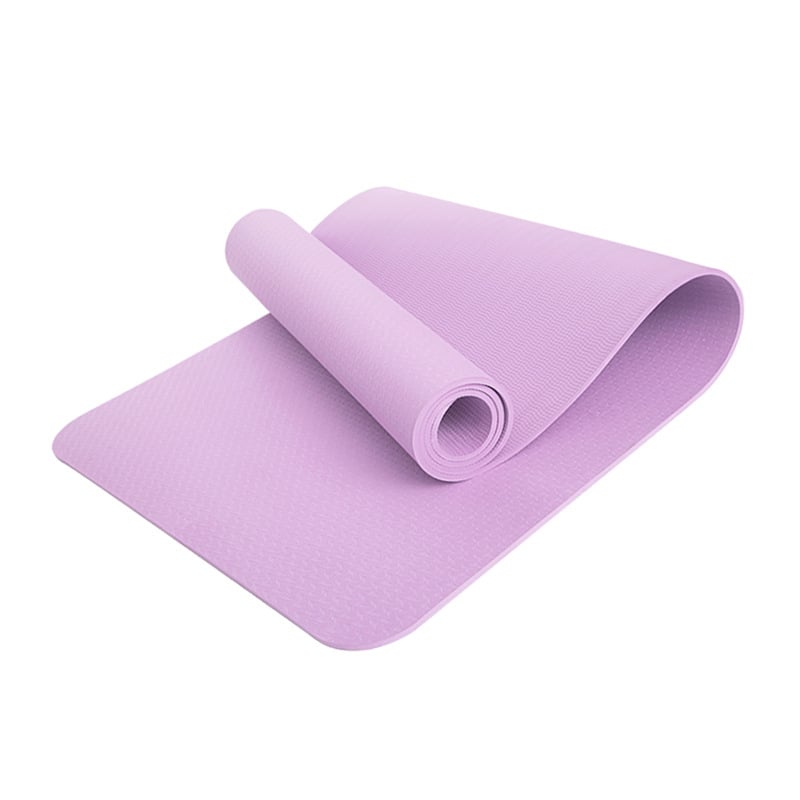 Covoraș de yoga TPE, antiaderent, îngroșat, personalizabil, 800 g, 4–10 mm, pentru yoga, fitness și dans, ghid de asane