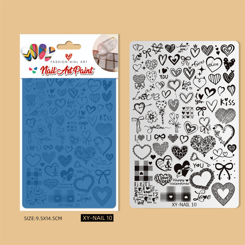 Πλακέτα εκτύπωσης νυχιών από ανοξείδωτο χάλυβα με σχέδιο δαντέλας, πεταλούδας και λουλουδιών σε φιδίνο μοτίβο; ανοξείδωτος χάλυβας; 50 g; διάρκεια ζωής 3 χρόνια