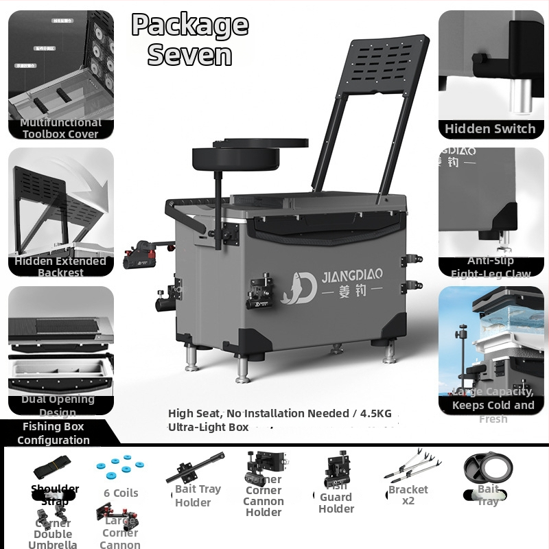 Rybárska krabička Ginger Fishing - PP materiál, kapacita 25-32