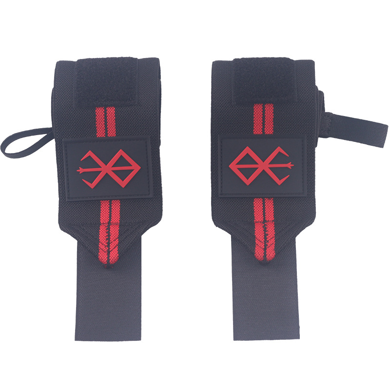 Naramnica za zapešće s podesivim trakama za dizanje tegova – poliester i elastan, zaštita zapešća