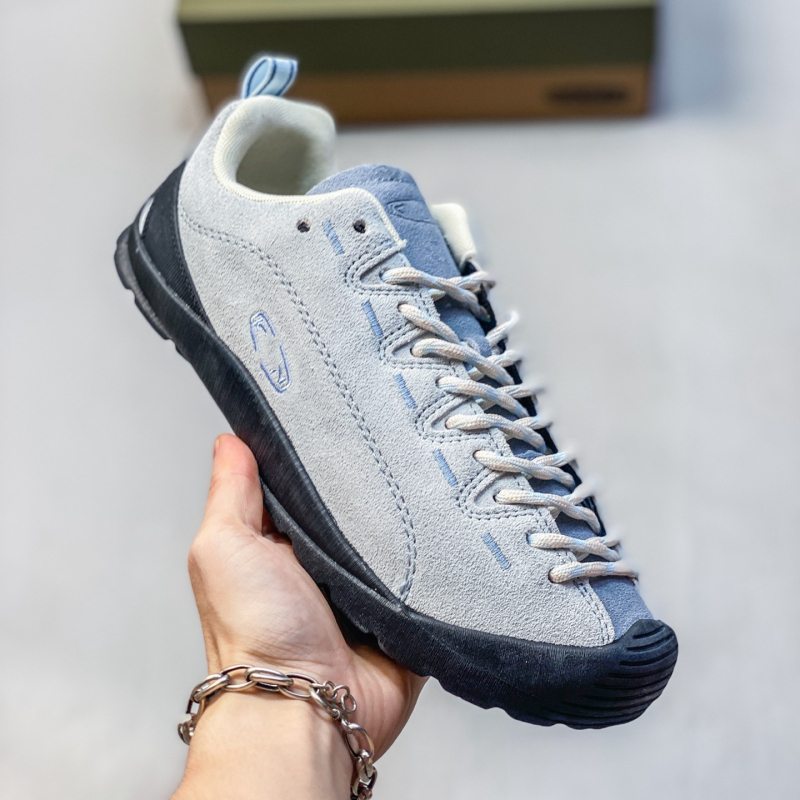 Обувки за трейл и походи с набук върх, мрежеста подплата, EVA стелка и гумено ходило