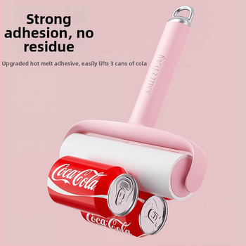 Vymeniteľný lint roller s trhacím rolom na odstraňovanie mačacích chlpov, čistenie odevov a chlpov — Materiál: plast, Značka Yi wei, Štýl: Moderná jednoduchosť