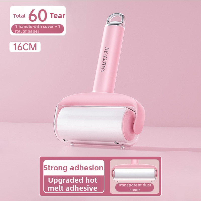 Vymeniteľný lint roller s trhacím rolom na odstraňovanie mačacích chlpov, čistenie odevov a chlpov — Materiál: plast, Značka Yi wei, Štýl: Moderná jednoduchosť