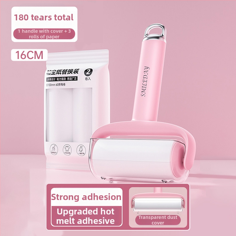 Vymeniteľný lint roller s trhacím rolom na odstraňovanie mačacích chlpov, čistenie odevov a chlpov — Materiál: plast, Značka Yi wei, Štýl: Moderná jednoduchosť