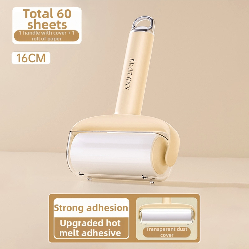 Vymeniteľný lint roller s trhacím rolom na odstraňovanie mačacích chlpov, čistenie odevov a chlpov — Materiál: plast, Značka Yi wei, Štýl: Moderná jednoduchosť