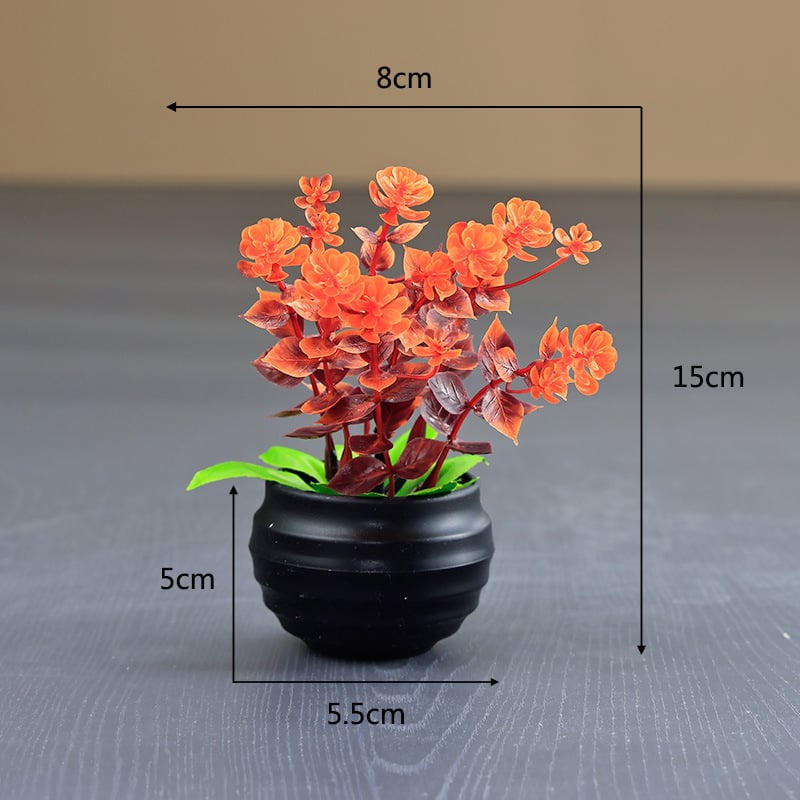 Umjetni bonsai od eukaliptusa — plastika, injekcijsko oblikovanje, sorta eukaliptus, marka Thousand rhymes flower art