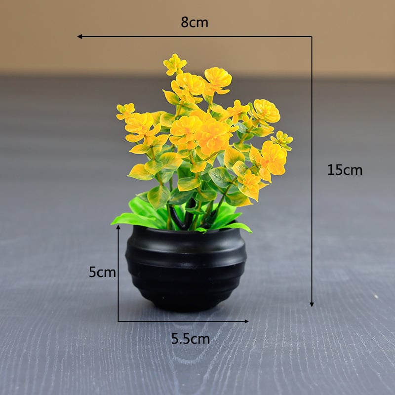 Umjetni bonsai od eukaliptusa — plastika, injekcijsko oblikovanje, sorta eukaliptus, marka Thousand rhymes flower art