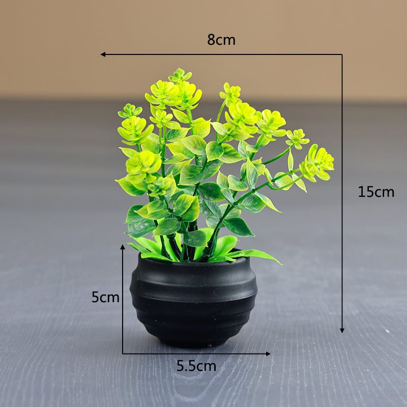 Umjetni bonsai od eukaliptusa — plastika, injekcijsko oblikovanje, sorta eukaliptus, marka Thousand rhymes flower art