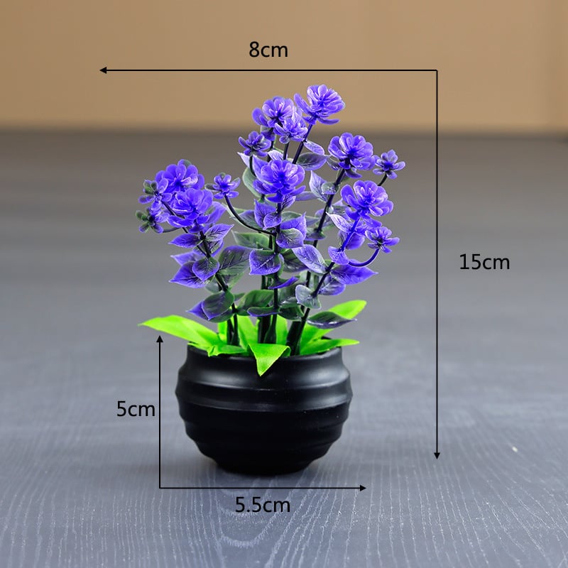 Umjetni bonsai od eukaliptusa — plastika, injekcijsko oblikovanje, sorta eukaliptus, marka Thousand rhymes flower art