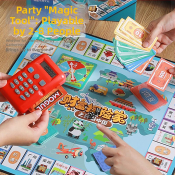 Obiteljska interaktivna društvena igra s kartama, tema putovanja po Kini, zagonetke i interakcija, za uzrast 14+.