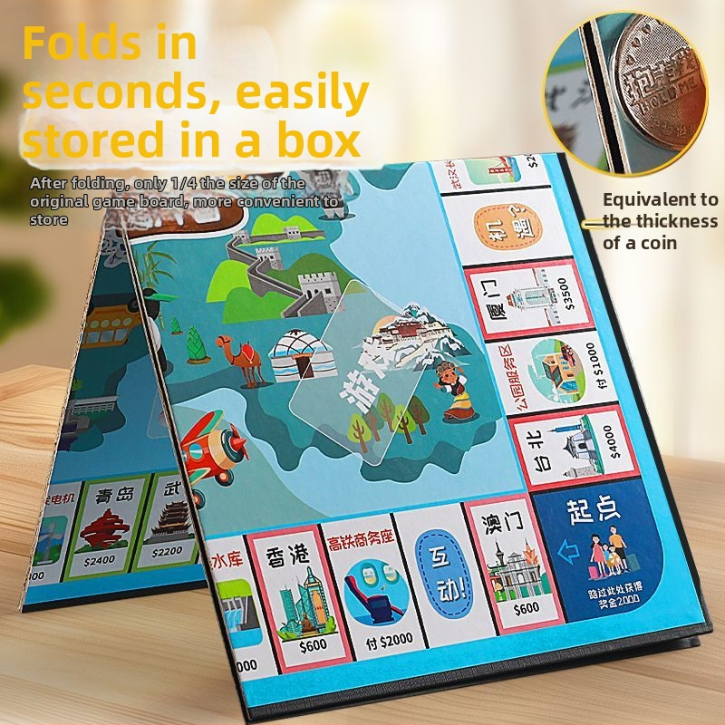 Obiteljska interaktivna društvena igra s kartama, tema putovanja po Kini, zagonetke i interakcija, za uzrast 14+.