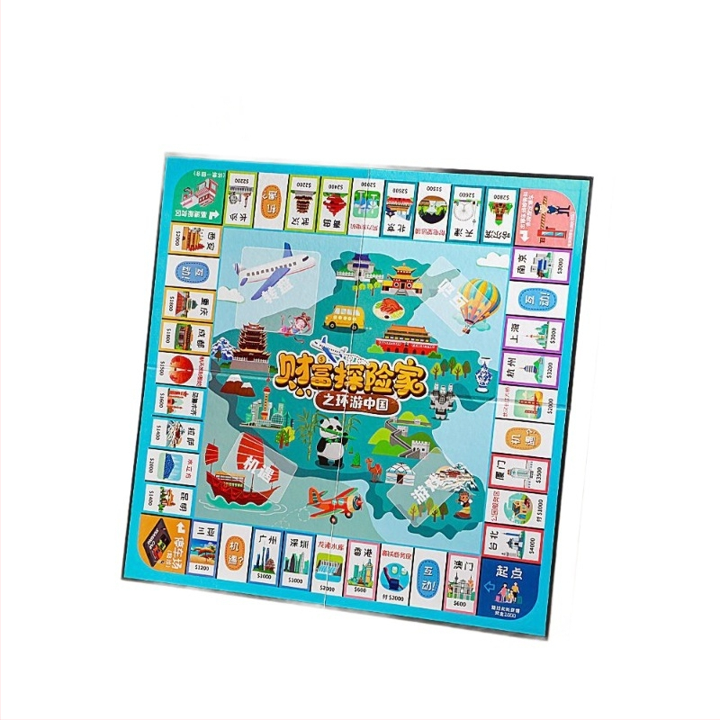Obiteljska interaktivna društvena igra s kartama, tema putovanja po Kini, zagonetke i interakcija, za uzrast 14+.