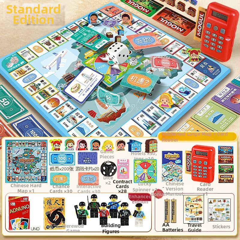 Obiteljska interaktivna društvena igra s kartama, tema putovanja po Kini, zagonetke i interakcija, za uzrast 14+.