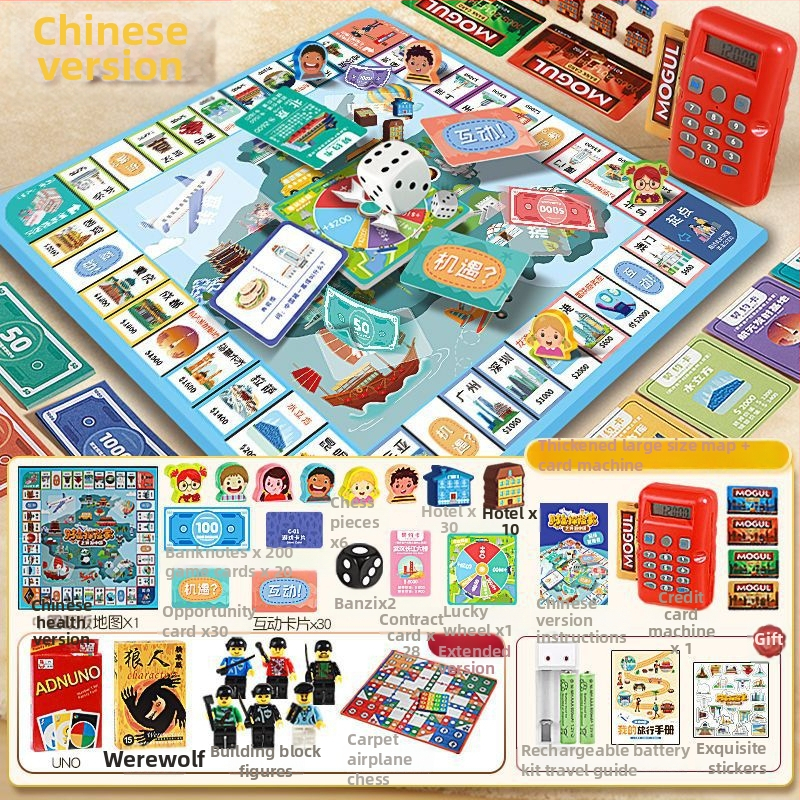 Obiteljska interaktivna društvena igra s kartama, tema putovanja po Kini, zagonetke i interakcija, za uzrast 14+.