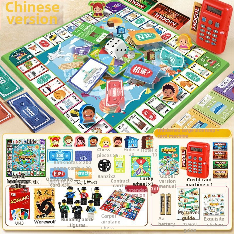 Obiteljska interaktivna društvena igra s kartama, tema putovanja po Kini, zagonetke i interakcija, za uzrast 14+.