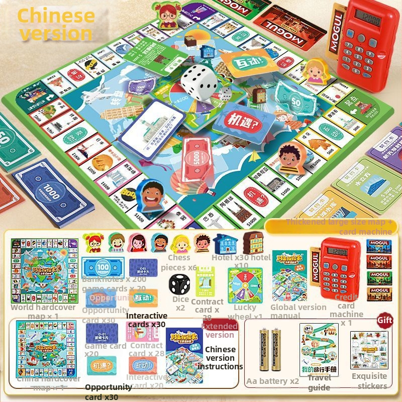 Obiteljska interaktivna društvena igra s kartama, tema putovanja po Kini, zagonetke i interakcija, za uzrast 14+.
