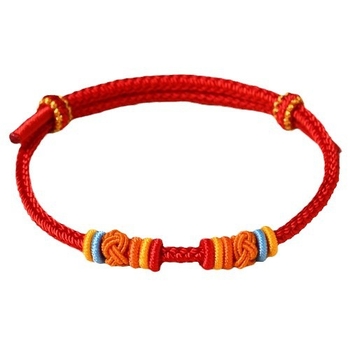 Brățară unisex din șnur țesut manual, design minimalist, vară 2024