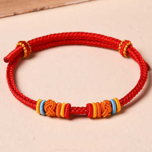 Brățară unisex din șnur țesut manual, design minimalist, vară 2024