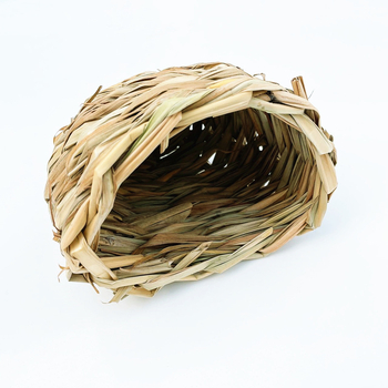 Slamnato gnijezdo i kućica za mala životinja — Materijal: slama; Podrijetlo: Guangdong; Bez uvoza; Licencirana privatna oznaka; Kategorija proizvoda: Sedalna podložka, Kavez, Kućica, Gnijezdo za kućne ljubimce