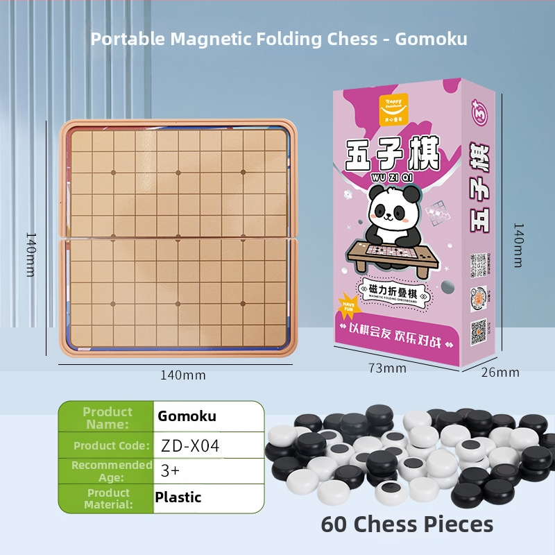 Višestruki stolni set igara: Go, Gomoku, Kinesko šah, Dama, Letajuće šahovske igre; Materijal: plastika; Marka: Yulefang; Dobna skupina: 4-14 godina; Uključuje pet igara