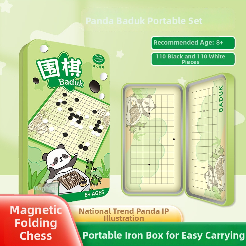 Višestruki stolni set igara: Go, Gomoku, Kinesko šah, Dama, Letajuće šahovske igre; Materijal: plastika; Marka: Yulefang; Dobna skupina: 4-14 godina; Uključuje pet igara