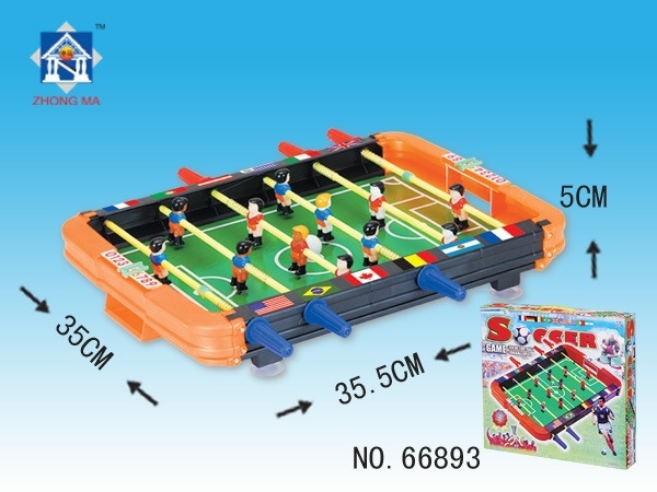 Mini stolni nogomet za dvije osobe, plastična konstrukcija, za djecu 4-6 godina