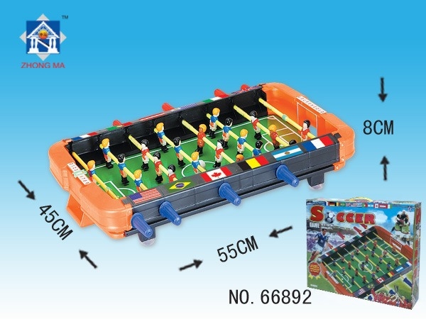 Mini stolni nogomet za dvije osobe, plastična konstrukcija, za djecu 4-6 godina
