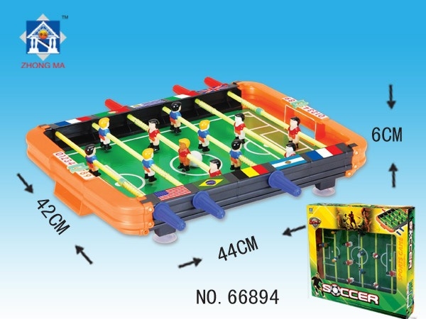 Mini stolni nogomet za dvije osobe, plastična konstrukcija, za djecu 4-6 godina