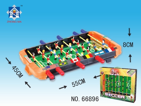 Mini stolni nogomet za dvije osobe, plastična konstrukcija, za djecu 4-6 godina