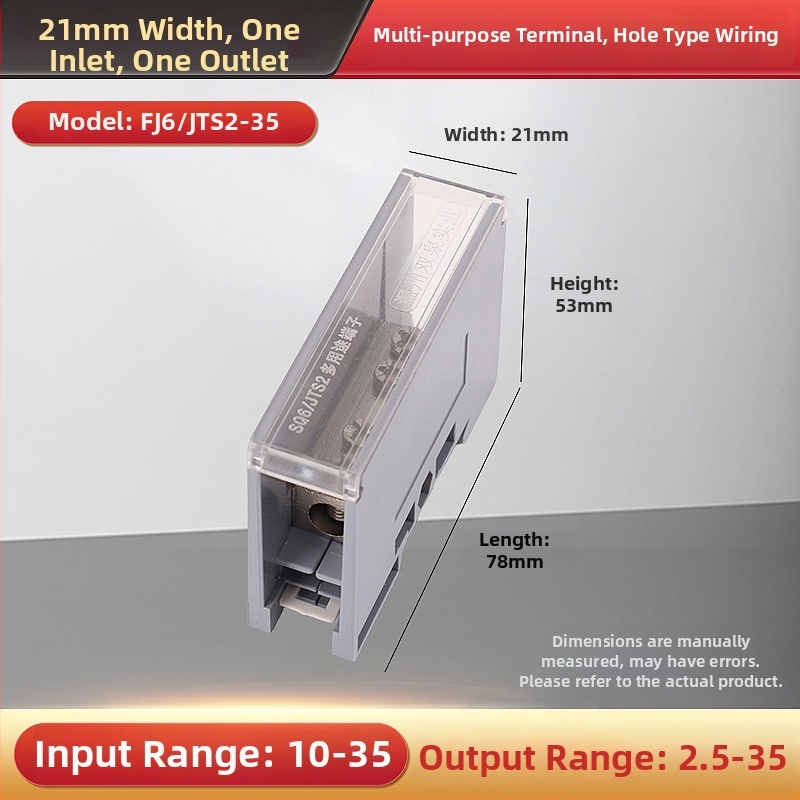 Sq6/Jts2 séria rozvádzačová krabička, jeden vstup, viac výstupov, izolovaný kryt