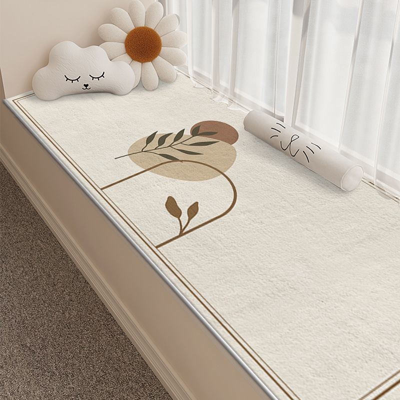 Tepih s crtanim medvjedićem za dnevni boravak, spavaću sobu i balkon — protuklizni, upija vodu, kvadratnog oblika, poliestersko vlakno, tiskanje, ručno pranje