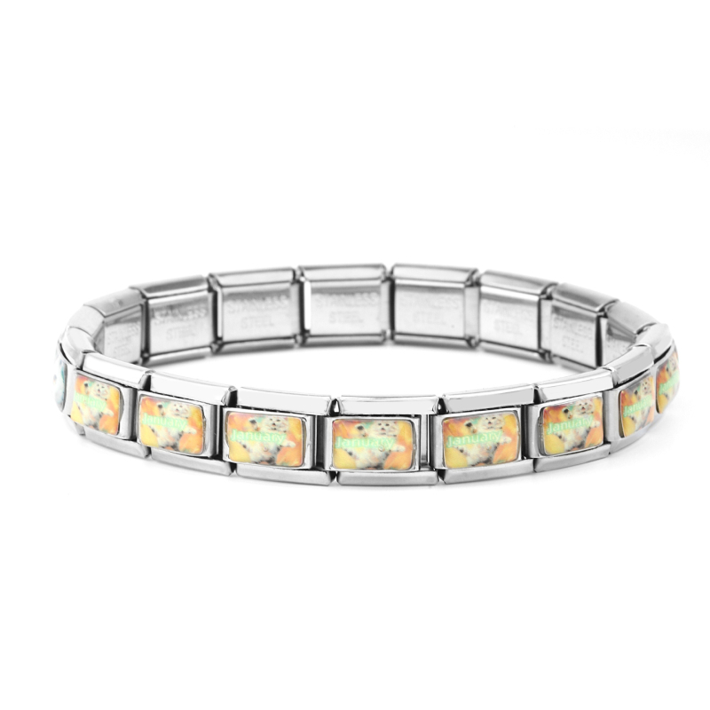 Brățară cu pisică desen animat | oțel inoxidabil • făcut manual • unisex, design original • formă de animal