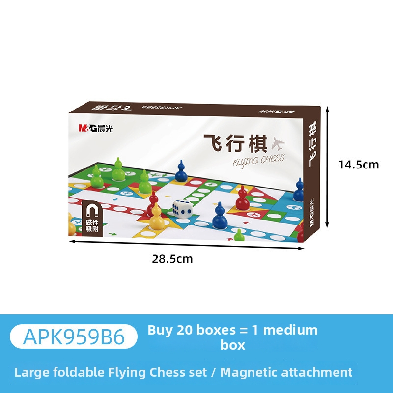 Morning Light magnetski kineski šahovski set s pločom, Flying Chess, Go i Gomoku – edukativna igra za djecu 7–14 godina