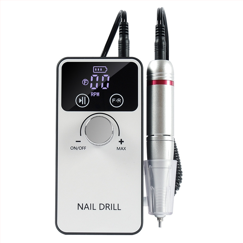 Τρίμερ νυχιών V5, επαναφορτιζόμενος φορητός πολυλειτουργικός εργαλείο περιποίησης νυχιών για γυάλισμα και αφαίρεση βερνικιού