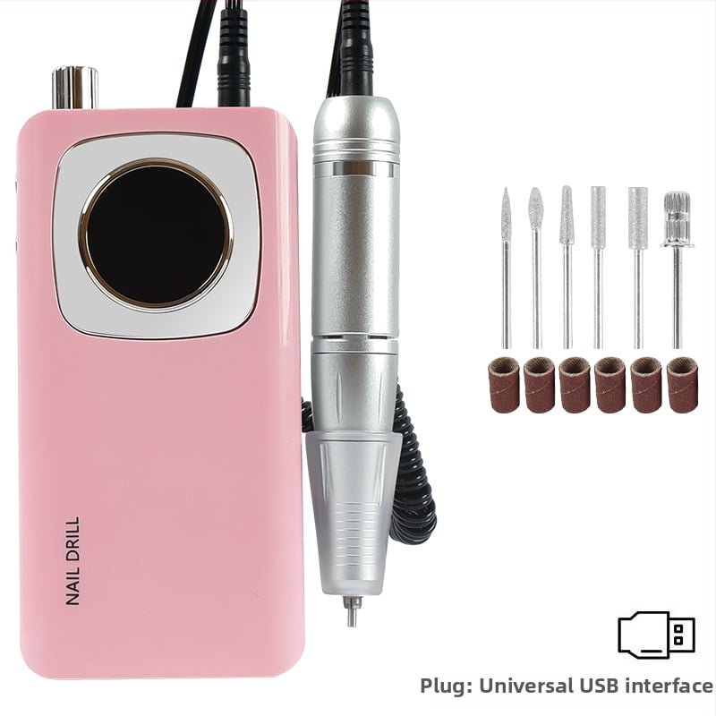 Τρίμερ νυχιών V5, επαναφορτιζόμενος φορητός πολυλειτουργικός εργαλείο περιποίησης νυχιών για γυάλισμα και αφαίρεση βερνικιού