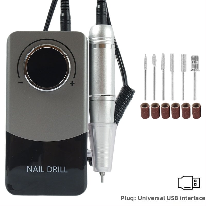 Τρίμερ νυχιών V5, επαναφορτιζόμενος φορητός πολυλειτουργικός εργαλείο περιποίησης νυχιών για γυάλισμα και αφαίρεση βερνικιού