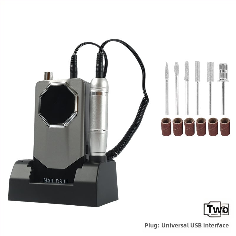 Τρίμερ νυχιών V5, επαναφορτιζόμενος φορητός πολυλειτουργικός εργαλείο περιποίησης νυχιών για γυάλισμα και αφαίρεση βερνικιού