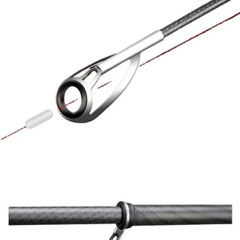 Horgászbot hosszú dobásokhoz, slip float és nagy vezető gyűrűvel; ultra-kemény felépítés, rövid szakasz