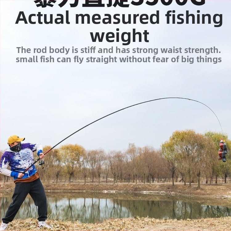 Horgászbot hosszú dobásokhoz, slip float és nagy vezető gyűrűvel; ultra-kemény felépítés, rövid szakasz