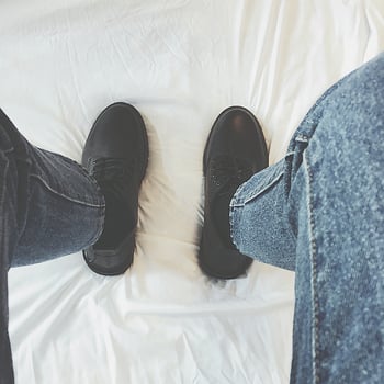 Botine Martin pentru bărbați, din piele PU artificială, talpă din cauciuc, vârf rotund, guler mediu, toc wedge mic (1–3 cm)