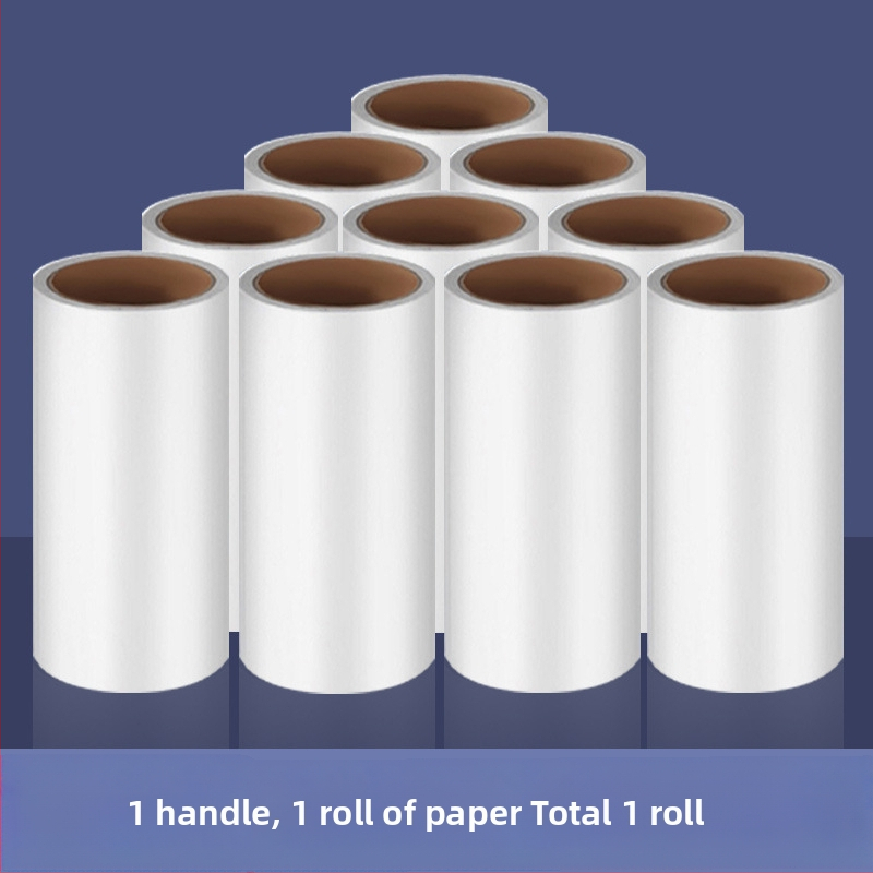 Ljepljivi valjak za kosu i odjeću – brend Yixi; Materijali: PP, papir s premazom silikona i ljepilo na bazi topljenja; Porijeklo: Ningbo, Zhejiang; Stil: moderni minimalistički; Kategorija: ljepljivi valjak za uklanjanje dlaka