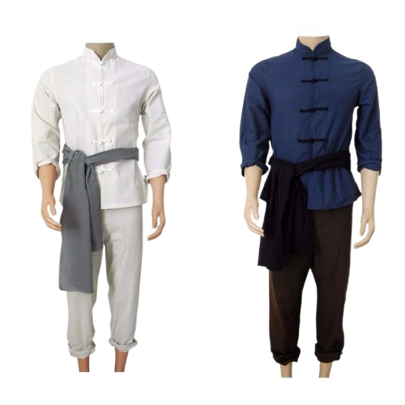 Мъжки фермерски костюм в стил Република Китай, акрилен плат, основен състав 95%+, лято 2022, за възраст 25-29 години, за танци на корема