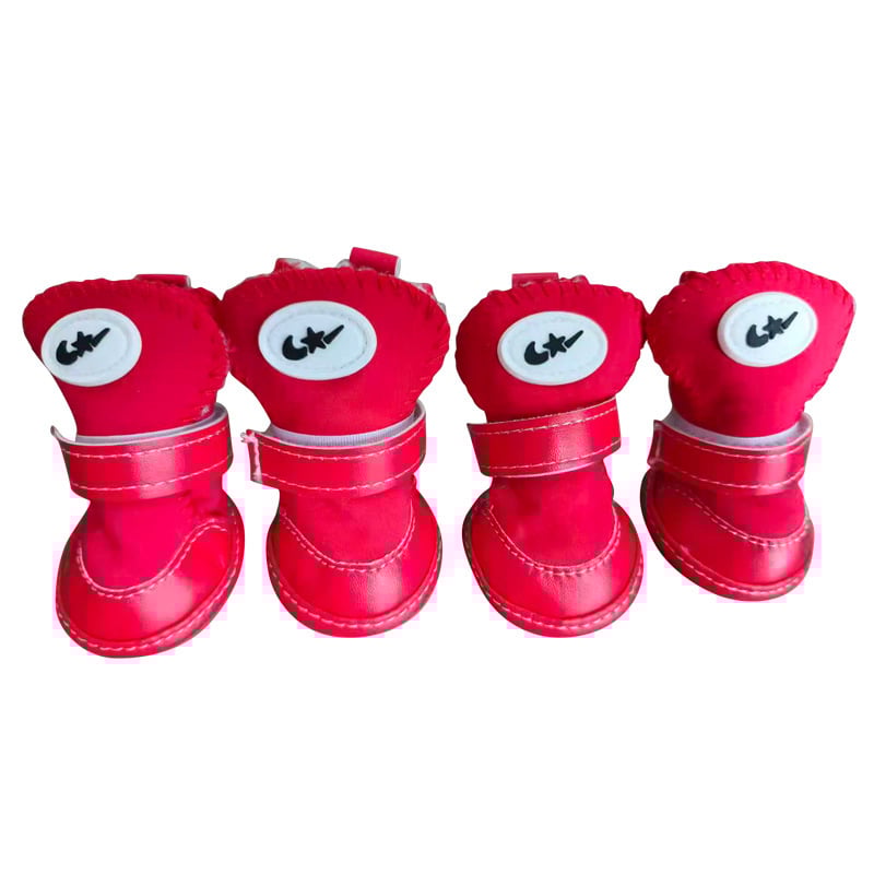 Pantofi de iarnă pentru câini, cu căptușeală din lână de oaie și talpă din tendoane de vițel – calzi, antiderapante, stil leisure, Tinghao