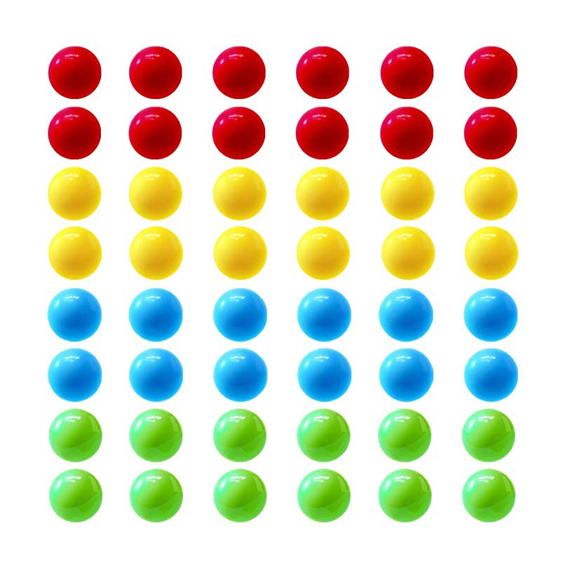 Hungry Hippo stolna igra s perlicama — dopunski paket sa 21 perlica, plast, interaktivna roditeljska igra, za uzrast 4–6 godina, pakiranje u vrećici