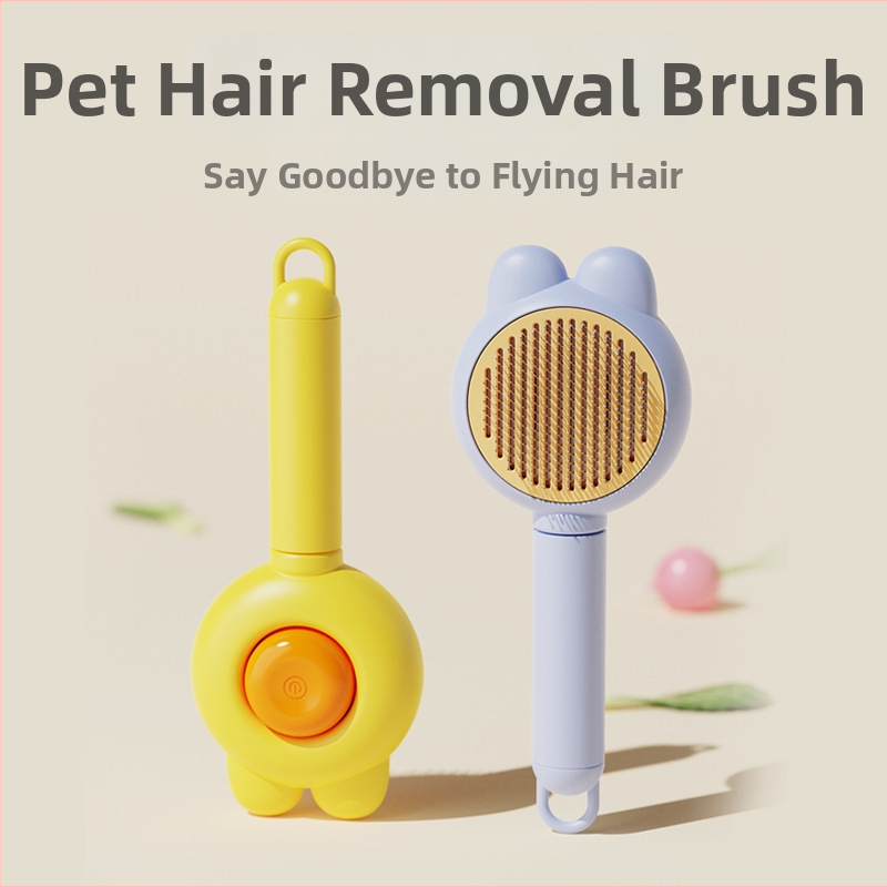 Kefa na odstraňovanie chlpov pre mačky a psy - plastový grooming nástroj