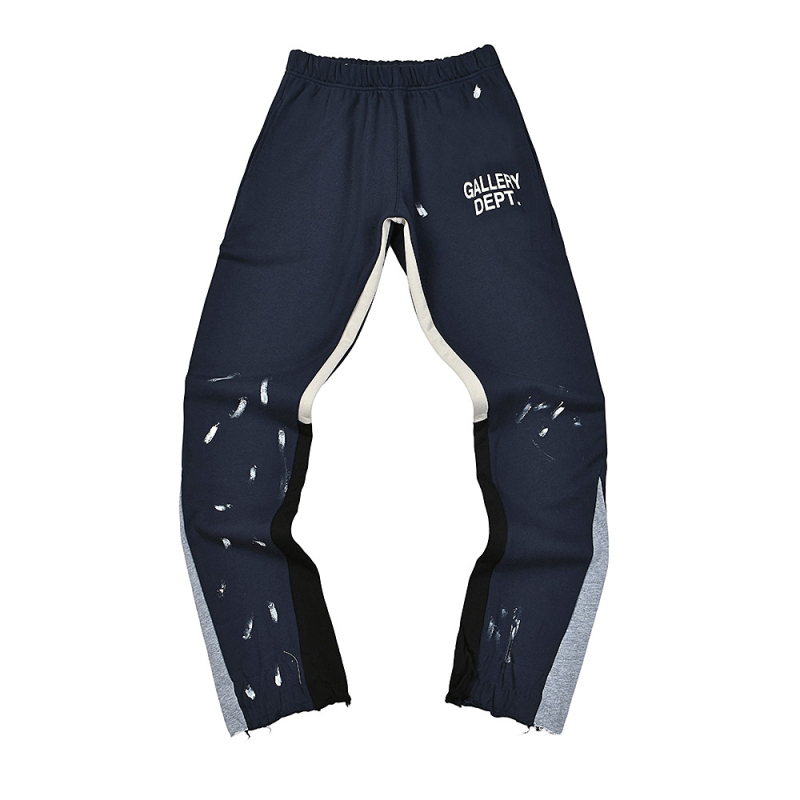 Traperice s grafiti printom Splash Ink, širokog kroja, srednji pojas, zip zatvarač, 90% pamuk, za sve sezone.