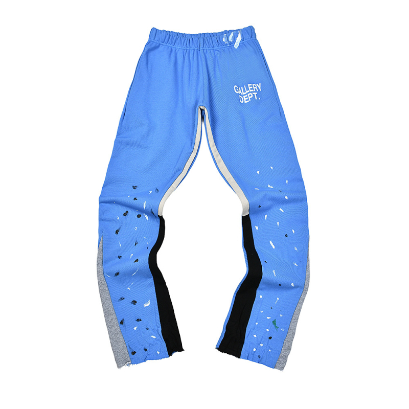 Traperice s grafiti printom Splash Ink, širokog kroja, srednji pojas, zip zatvarač, 90% pamuk, za sve sezone.