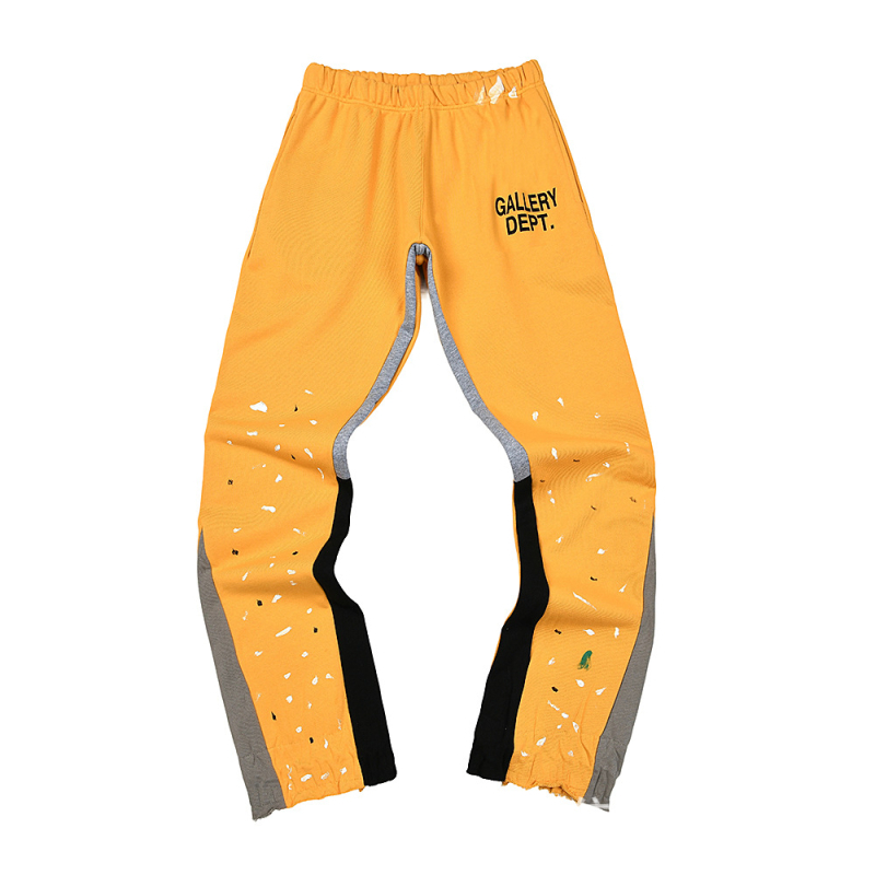 Traperice s grafiti printom Splash Ink, širokog kroja, srednji pojas, zip zatvarač, 90% pamuk, za sve sezone.