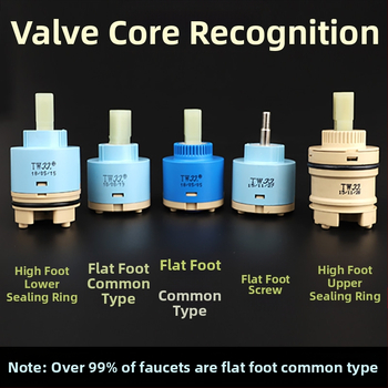 Keramičko jezgro ventila za kuhinjski drez – serija 3540, modeli 25/35/40, materijal 304 nehrđajući čelik, konstrukcija s jednim ćelijom