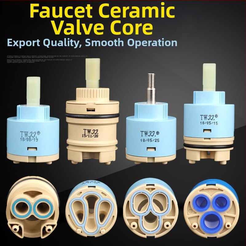 Keramičko jezgro ventila za kuhinjski drez – serija 3540, modeli 25/35/40, materijal 304 nehrđajući čelik, konstrukcija s jednim ćelijom